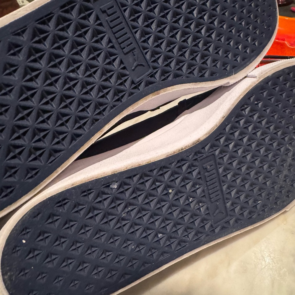 Puma Navy Paisley Slip-On Sneakers - Picture 6 of 9